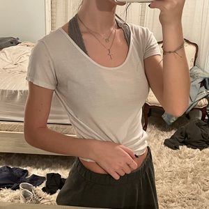 White Brandy Melville Tee